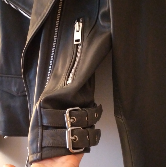 Walter Baker Lamb Leather Jacket Only Worn Once - Picture 4 of 11